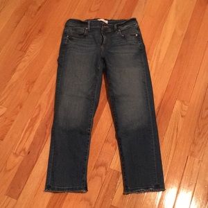 LOFT Straight Crop jeans